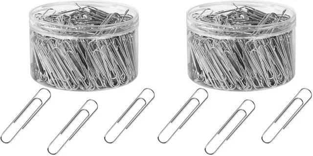 Main image of 280 Pcs Large Paper Clips, 2 Inch Jumbo Paper Clips, Silver Paperclips, Stainless Steel Large Paperclips Office for Teacher Supplies School Supplies (Pack of 2)