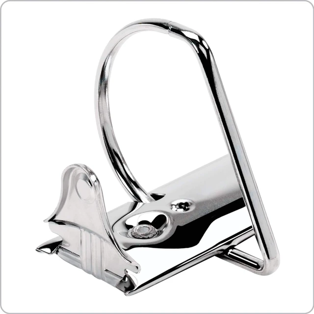 Alt view image 4 of 6 - Economy 3-Ring Binders, 1.5", Slant-D Rings, Holds 375 Sheets, ClearVue Presentation View, Non-Stick, White, Case of 12 (90751)