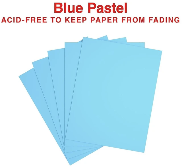 Alt view image 4 of 6 - 30% Recycled Copy Paper, 8.5x11 Inch, 20 lb., Blue, 500 Sheets Colored multipurpose paper for office, school & home printing and projects