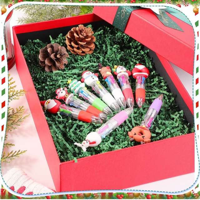 Alt view image 5 of 5 - 48 Packs Christmas Multicolor Pen in One, 4-in-1 Xmas Tree Claus Stocking Stuffers for Teen Girls Cute Pens Bulk for Birthday