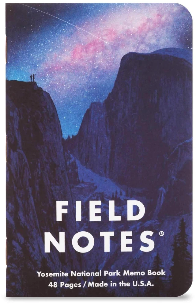 Alt view image 2 of 7 - National Parks Series (Series A - Yosemite, Acadia, Zion) - Graph Paper Memo Book 3-Pack - 3.5 x 5.5 Inch