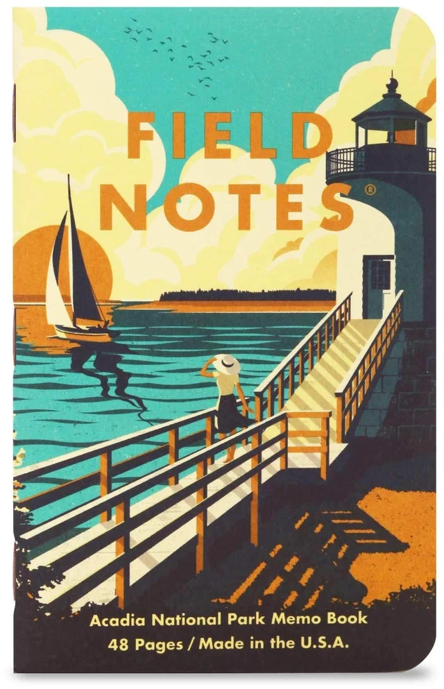 Alt view image 3 of 7 - National Parks Series (Series A - Yosemite, Acadia, Zion) - Graph Paper Memo Book 3-Pack - 3.5 x 5.5 Inch