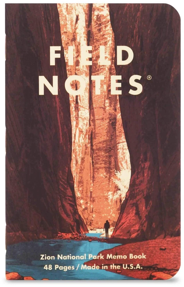 Alt view image 4 of 7 - National Parks Series (Series A - Yosemite, Acadia, Zion) - Graph Paper Memo Book 3-Pack - 3.5 x 5.5 Inch
