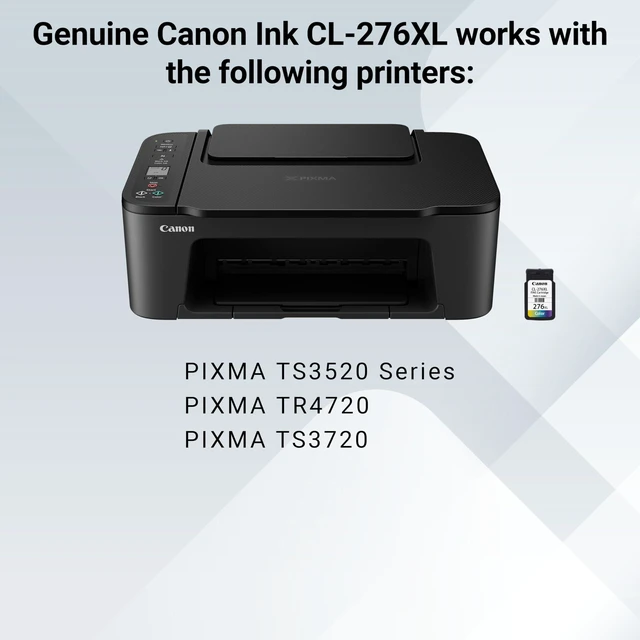 Alt view image 5 of 7 - CL-276 XL Genuine Color Ink Cartridge, Compatible with TS3520/3522, TR4720/4722, TS3720/3722