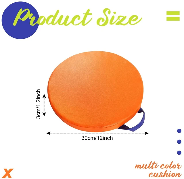 Alt view image 3 of 6 - 12 Pcs Classroom Floor Cushions for Kids,Classic Color,Round Flexible Classroom Seating for Kindergarten Daycare Nursery, Floor Cushion with Handle, Floor Cushions for Sitting Reading