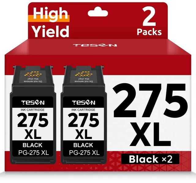 Main image of PG-275XL 275XL Black Ink Cartridge Replacement for Canon PG-275 XL 2-Pack for PIXMA TR4720 TS3720 TS3722 TS3700 TR4700 TR4722 TS3522 TS3500 TS3520 Printer Ink Cartridge PG-275 PG275 275 XL High Yield