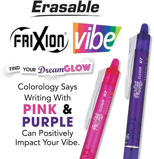Alt view image 3 of 7 - FriXion Vibe Dreamglow 7 Pack, Fine Point 0.7 mm