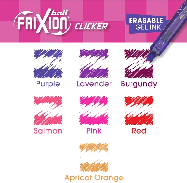 Alt view image 5 of 7 - FriXion Vibe Dreamglow 7 Pack, Fine Point 0.7 mm