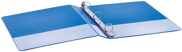 Alt view image 4 of 6 - Economy 3 Ring Binder, 1 Inch, Presentation View, Blue, Holds 225 Sheets, Nonstick, PVC Free, 4 Pack of Binders (79511), (Pack of 2)