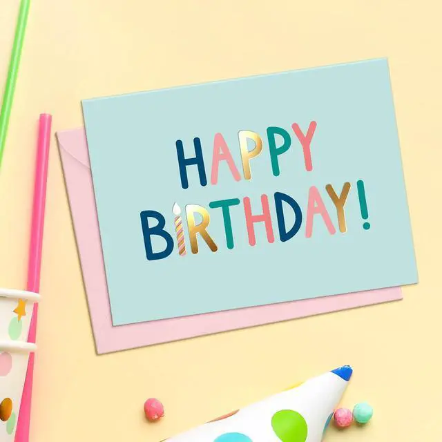 Alt view image 6 of 7 - Happy Birthday Cards with Envelopes and Assortment Box Variety Set of 50 Assorted Birthday Notes. Perfect Bulk Pack for Celebrations, Office, Friends, Family, and Special Occasions