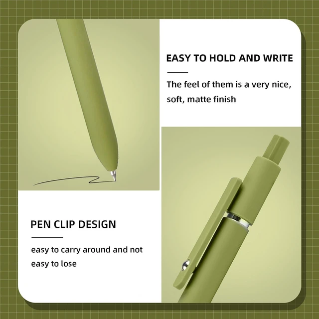 Alt view image 5 of 6 - Gel Pens, 10 Pcs 0.5mm Fine Point Smooth Writing Pens High-End Series Black Ink Pens for Journaling Note Taking, School Office Supplies for Women Men (10 Pcs Mixed colors)