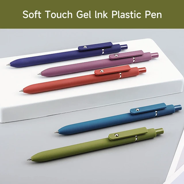 Alt view image 4 of 6 - Gel Pens, 10 Pcs 0.5mm Fine Point Smooth Writing Pens High-End Series Black Ink Pens for Journaling Note Taking, School Office Supplies for Women Men (10 Pcs Mixed colors)