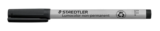Alt view image 3 of 6 - Lumocolor Non-Permanent Fine Point Markers, 0.6mm F, Assorted, 4 Count (STD316WP4A6)