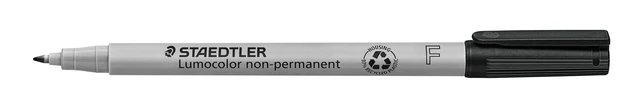 Alt view image 4 of 6 - Lumocolor Non-Permanent Fine Point Markers, 0.6mm F, Assorted, 4 Count (STD316WP4A6)