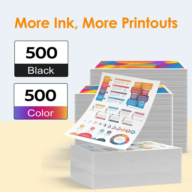 Alt view image 3 of 6 - LC501XL Ink Compatible for Brother LC501 Ink for Brother Printer MFC-J1260DW MFC-J1360DW MFC-J1410DW (Black Cyan Magenta Yellow, 4 Pack)