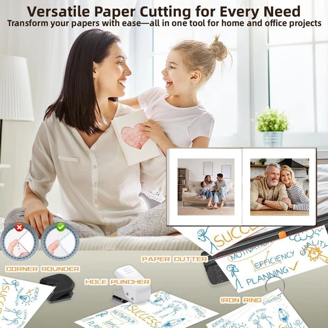 Alt view image 7 of 7 - Laminator Machine 9-Inch Portable Thermal Laminater with Hot & Cold Modes, A4 Small Laminating Machine with ABS Jam-Release, 3-Min Warm-Up, 6-in-1 Photo Laminadoras Kit for Classroom, Black