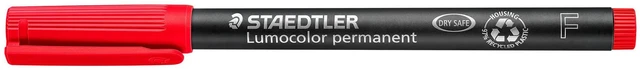 Main image of 318-2 Lumocolor Universal Permanent Fine Pens - Red, Pack of 10 (318-2 VE)