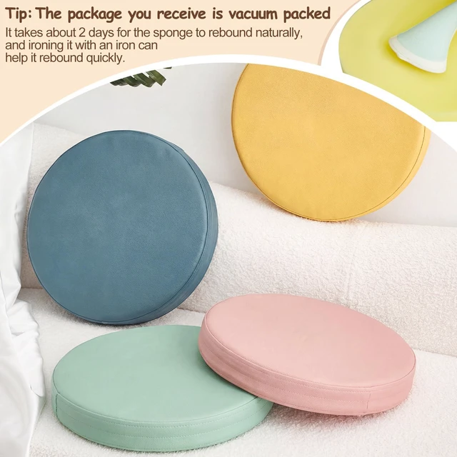 Alt view image 5 of 7 - 4 Pcs Extra Thick Flexible Seating Floor Cushions Assorted Colored Pillow Floor Cushions for Classroom Soft Flexible Seating for Kids Learning Sitting Daycare School Chair (Hippie Boho Color)