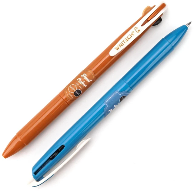Alt view image 4 of 7 - Retractable Gel Ink Pens: Multi Colored 2 in 1 Colorful Click Pens Assorted Color 8ct Extra Fine Point Tip 0.5mm Journaling Smooth Writing Note Taking Coloring No Bleed & Smear & Smudge