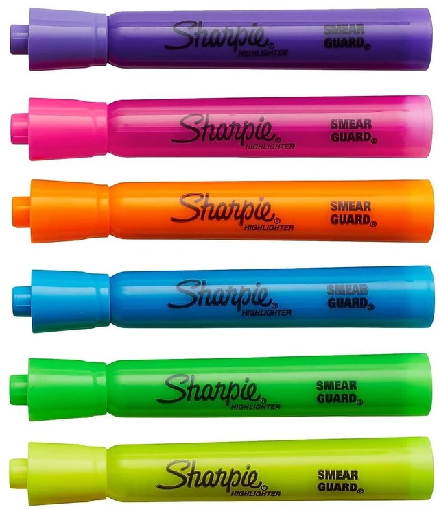 Alt view image 4 of 6 - Tank Highlighters, Fluorescent And Pastel Highlighters, Chisel Tip, Highlighter Markers Set, Assorted Colors, Value Pack, 36 Count - School, Office, Teacher Supplies
