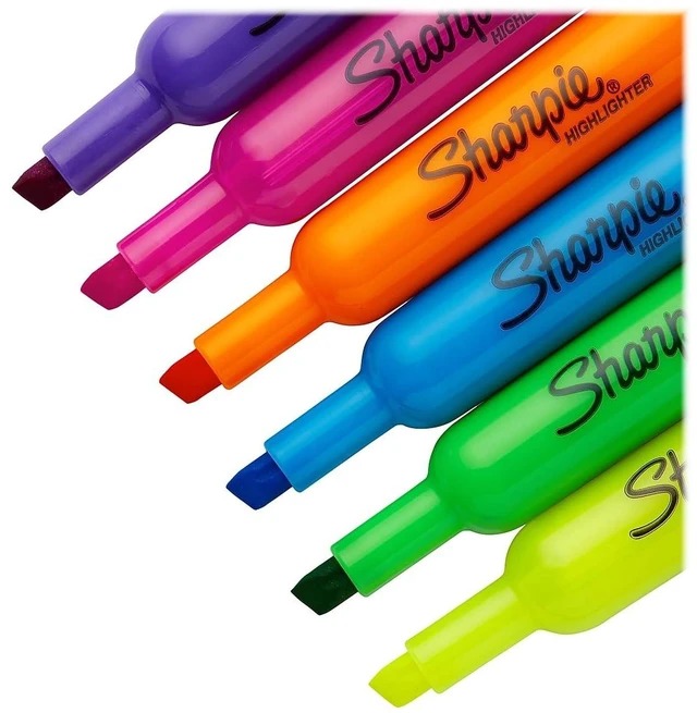Alt view image 5 of 6 - Tank Highlighters, Fluorescent And Pastel Highlighters, Chisel Tip, Highlighter Markers Set, Assorted Colors, Value Pack, 36 Count - School, Office, Teacher Supplies