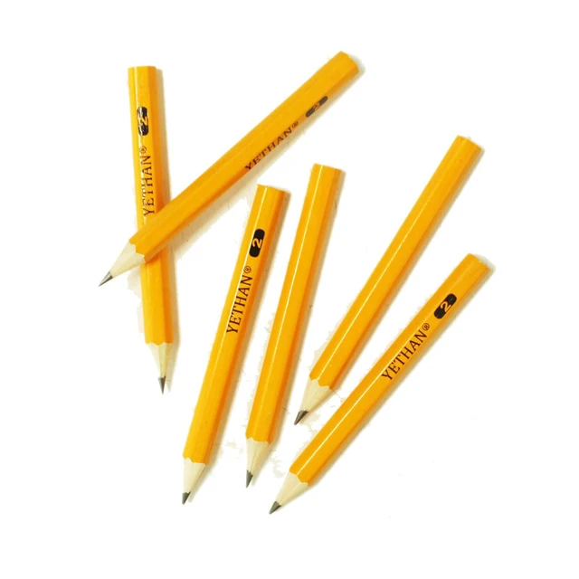 Alt view image 3 of 3 - Golf Pencils, 680 Pcs, 3.5" Pre-sharpened, Mini Half Pencils, #2 HB Hexagon Back to school