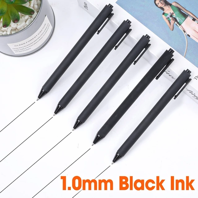 Alt view image 2 of 6 - 100 Pack Ballpoint Pens Bulk, Retractable Black Pens Ballpoint Medium Point 1mm with Super Soft Grip for Smooth Writing, No Bleed Ink Pens Clear Lines, School & Office Supplies, Best Gifts for Teacher
