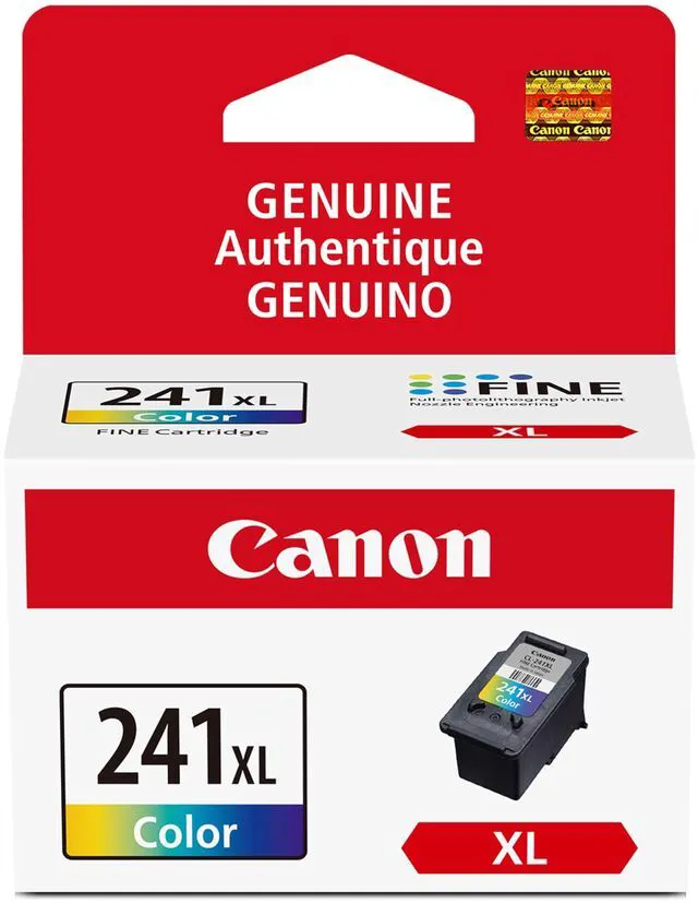 Main image of CL-241 XL Genuine Color Ink Cartridge, Compatible with MG2120/3120/4120, MX512/432/472/372/392/522/532/452, MG2220/3220/4220/3520/3620, TS5120