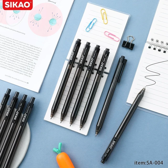 Alt view image 7 of 7 - Black Pens Bulk, 60 Pack Retractable Ballpoint Pens Black Ink Smooth Writing 1.0mm Clear Lines No-Smear, Click Pens for Teachers, Students, Servers, School & Office Supplies