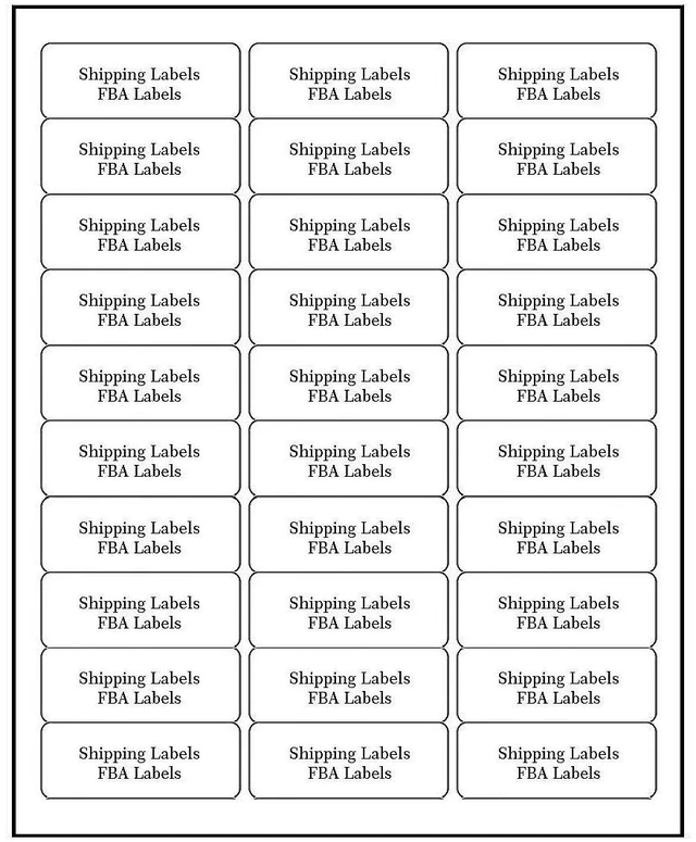 Main image of Address Labels for Inkjet Printers 1" x 2-5/8", Pack of 3000 Labels
