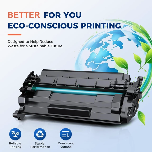 Alt view image 7 of 7 - CF258A 58A Toner Cartridge Black for HP 58X M404n M404dn M428fdw 2 Pack Compatible Replacement for HP 58A CF258A CF258X for HP LaserJet Pro MFP M428fdn M428dw M404 M428 M404dw Printer Ink with Chip
