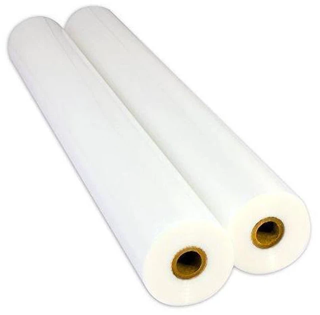 Main image of WrapSure Standard Thermal Roll Laminating Film, 1 Inch Core, 1.5 Mil, 27 Inches x 500 Feet, Clear, Gloss Finish, 2-Pack