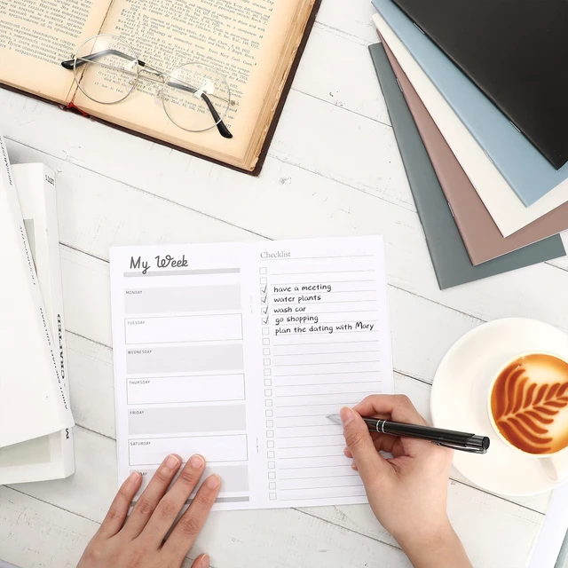 Alt view image 5 of 7 - 30 Pcs Pocket Calendar 2026-2027 Planner Bulk,Neutral Color Daily Weekly Planner, Small Pocket Journal, to Do List Goals Notepad, Customer Service Week Gifts