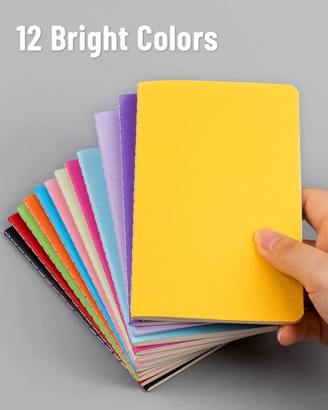 Alt view image 4 of 7 - Small Blank Notepads Bulk 120Pcs Unlined Journals Mini Sketchbooks Pocket Notebooks for Kids Drawing, Gifts for Students and Teacher 3.5 x 5.5 Inches, 30 Sheets/60 Pages