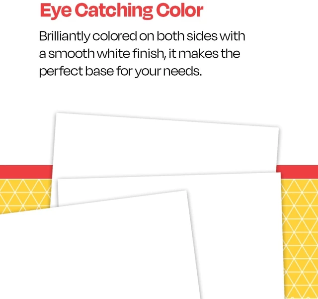 Alt view image 5 of 7 - Railroad Poster Board Paper, 22 x 28 Inches, 4-Ply, White, Pack of 25