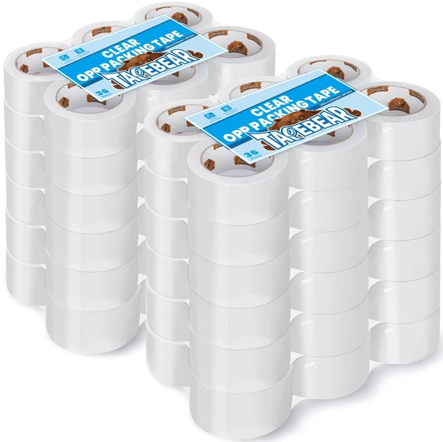 Main image of Clear Packing Tape 72Rolls, Heavy Duty Shipping Tape 1.88" x55Yard Packaging Tape 2.6mil Thick Transparent Tape Refills for Moving, Storage, Sealing