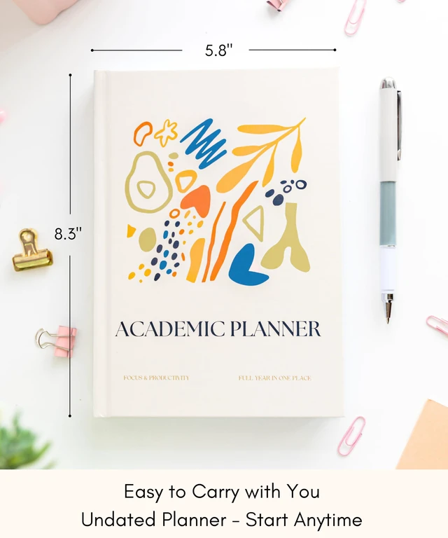Alt view image 2 of 7 - Academic Planner 2026-2027 Undated Weekly College Student Planner College Planner 2026-2027 and School Planner 2026-2027 for High School, College, Nursing Students & Homeschool Year Planner