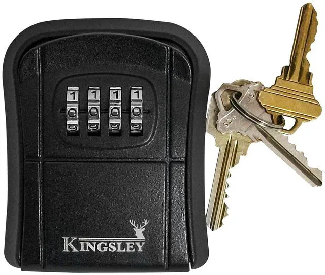 Alt view image 3 of 7 - QCH-807 Key Storage Box, Wall Mounted Resettable Code, Water Resistant, Realtor Key Lock Box, For AirBnB, Spare Keys, Home, Apartment