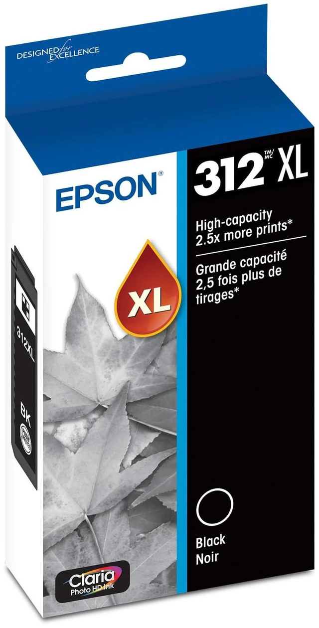 Main image of 312 Claria Photo HD Ink High Capacity Black Cartridge (T312XL120-S) Works with Expression XP-8500, 8600, 8700, 15000