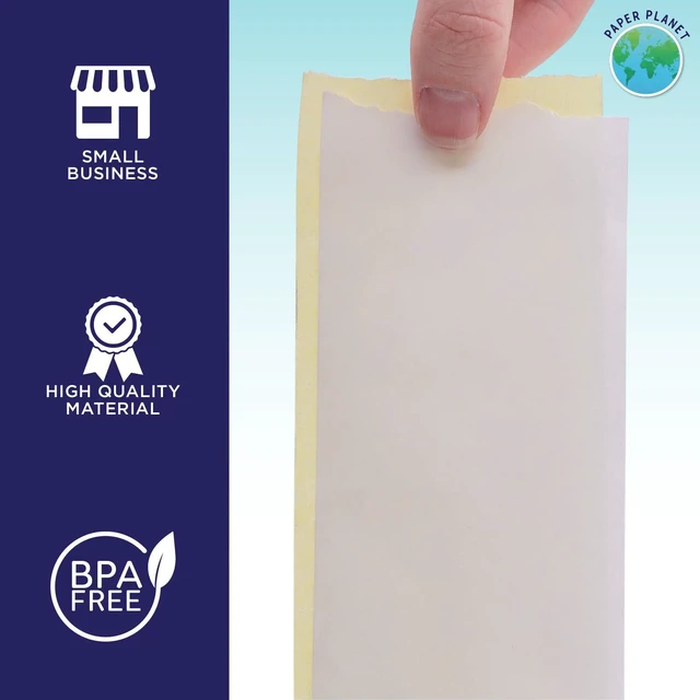 Alt view image 7 of 7 - 2-Ply Paper for Toast Kitchen Printer TKP300 | 18 Rolls 2-Ply White/Yellow Carbonless Paper, Compatible with Toast Kitchen Printer, Fits TKP300 SNBC BTP-M300