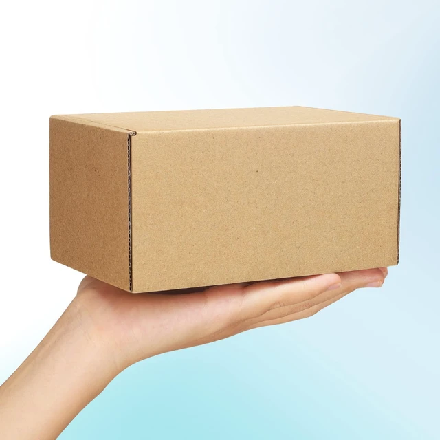 Alt view image 3 of 7 - Shipping Boxes 6x4x3 inches Small Mailing Boxes 25 Pack Brown Cardboard Corrugated Box Mailers