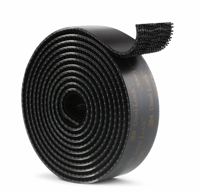 Main image of 3M Dual Lock SJ3550 Reclosable Fastener, 1"×6ft, Black, 1 Pack Mounting Tape Interlocking Mushroom Shaped Strong Adhesive Hook Lock Sticky Tape for Indoor and Outdoor: Amazon.com