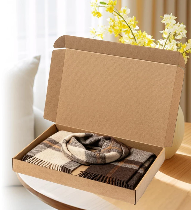 Alt view image 5 of 6 - Shipping Boxes 17x11x2" 20 Pack Brown Corrugated Cardboard Mailer Kraft Medium Literature Mailer Packaging Supplies, Mailing Boxes for Small Business