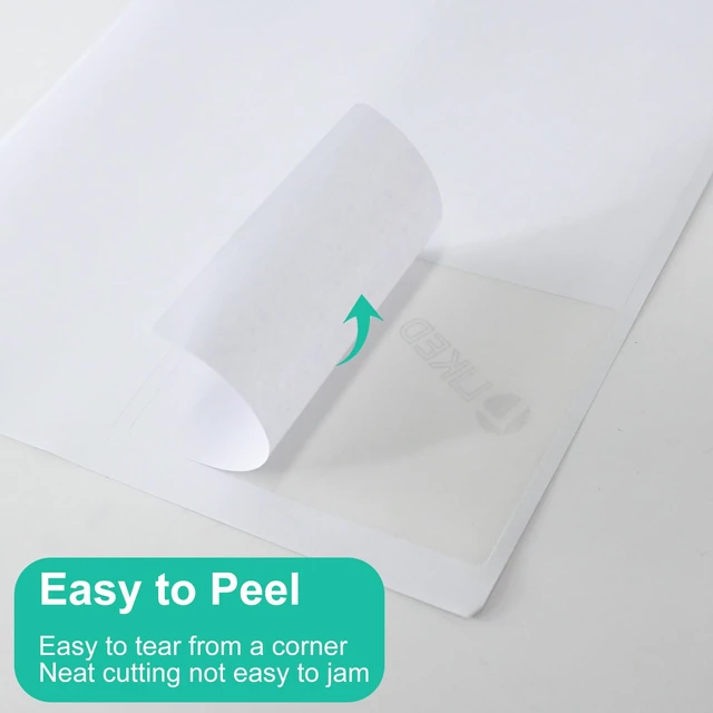 Alt view image 6 of 7 - L LIKED 3-1/3"x4 Printable Matte Sticker Labels 600 Labels 100 Sheets Printable, white, strong adhesive, laser/inkjet compatible, 6 per sheet, multipurpose for shipping, address & warehouse