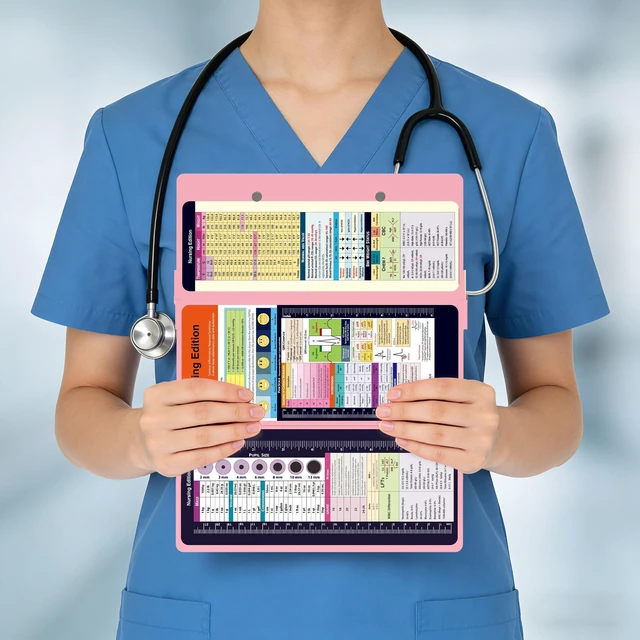 Alt view image 7 of 7 - Nursing Clipboard Nursing Edition - 3 Layers Aluminum Foldable Nurse Clipboard Nursing Student Essentials - Foldable Clipb Board Nursing Trifold Nursing School Essentials