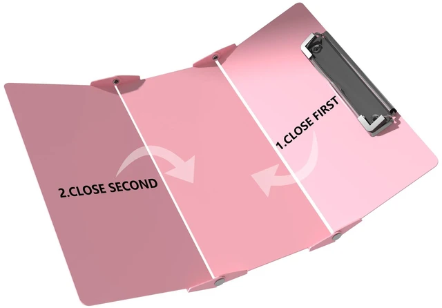 Alt view image 2 of 7 - Nursing Clipboard Nursing Edition - 3 Layers Aluminum Foldable Nurse Clipboard Nursing Student Essentials - Foldable Clipb Board Nursing Trifold Nursing School Essentials