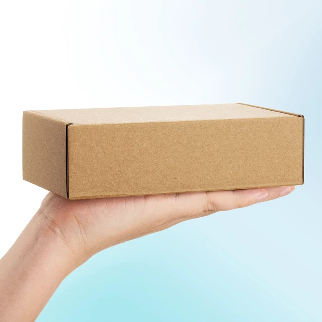 Alt view image 5 of 7 - Shipping Boxes 7x5x2 inches Brown Small Mailing Boxes 25 Pack Cardboard Corrugated Box Mailers