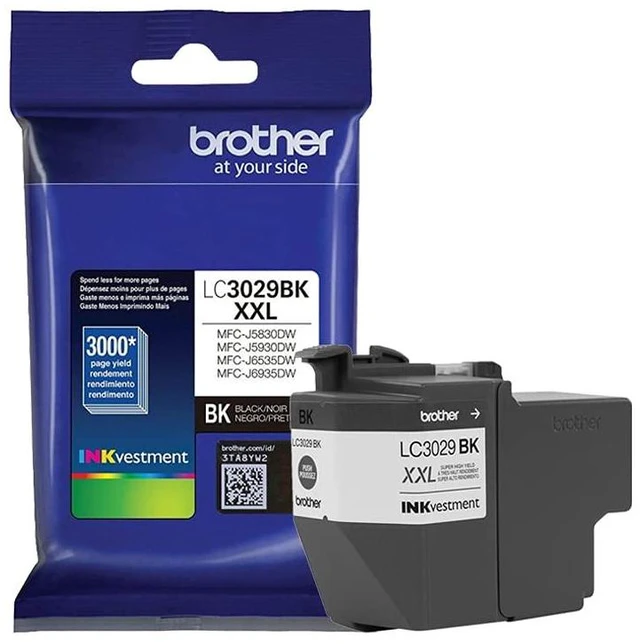 Main image of Genuine Super High Yield Black Ink Cartridge, LC3029BK, Replacement Black Ink for Compatible Printers, Page Yield Up to 3000 Pages, Supports Amazon Dash Replenishment