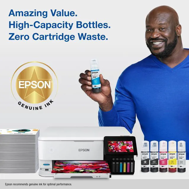 Alt view image 4 of 7 - 552 EcoTank Ink Ultra-high Capacity Bottle Black (T552020-S) Works with ET-8500, 8550