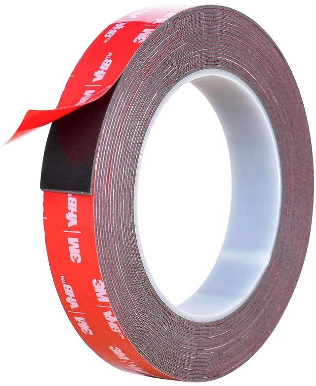 Main image of Double Sided Tape Heavy Duty, Waterproof Mounting Foam Tape, 16.5ft Length, 0.78in Width, High Temperature Resistant Adhesive Tape for Car, LED Strip Light, Office Decor, Uses VHB 5952 Raw Material
